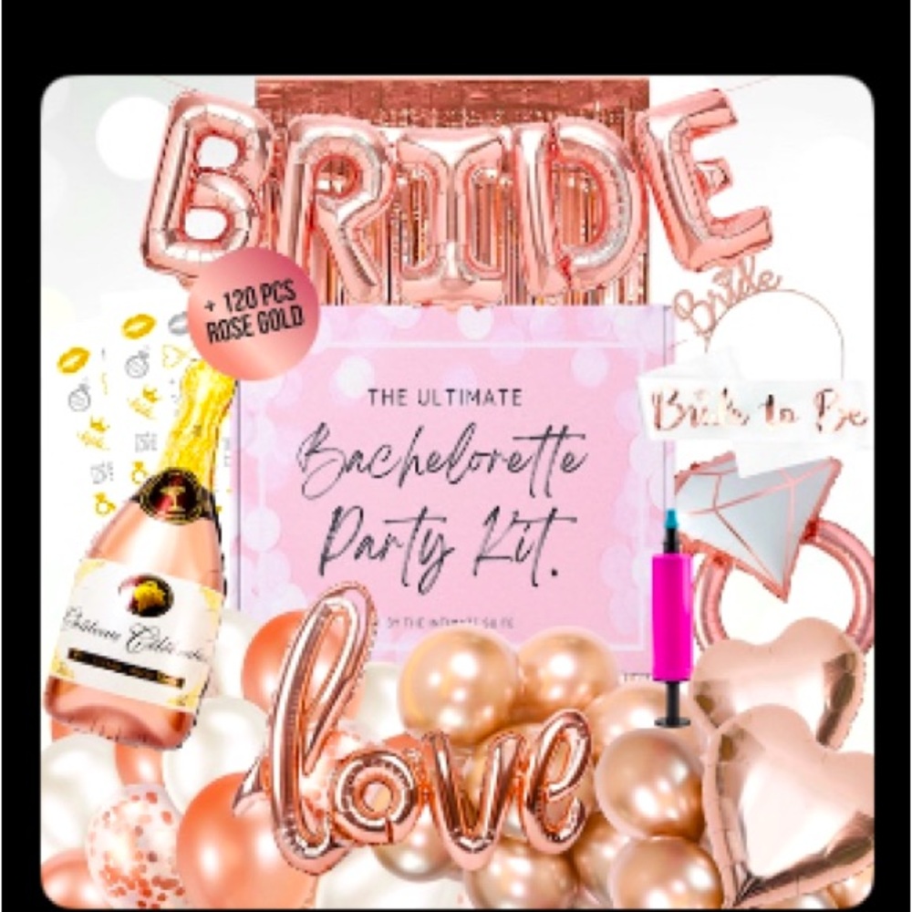 Bride - bachelorette party decorations